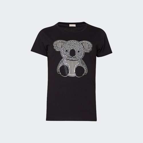 TSHIRT LIU JO KOALA NERO