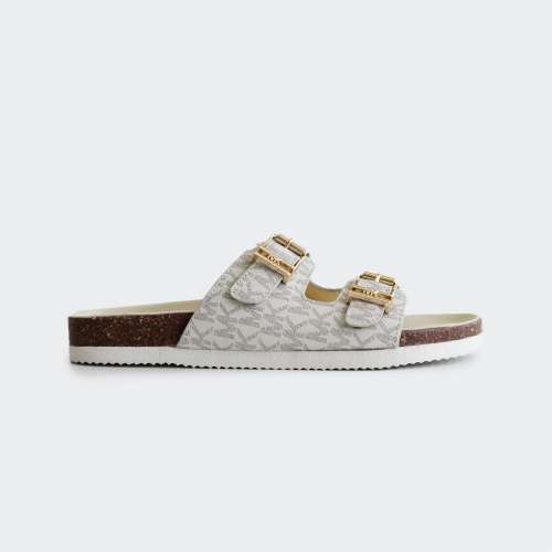 SANDÁLIAS MICHAEL KORS LOREK MONOGRAM KIDS VANILLA MONOGRAM