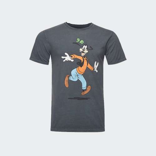 TSHIRT RECOVERED GOOFY SIDE PROFILE HOMEM CHARCOAL