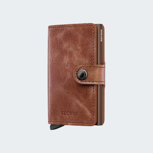 CARTEIRA SECRID MINIWALLET VINTAGE COGNAC BROWN