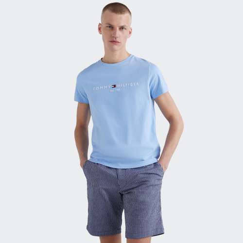 TSHIRT TOMMY HILFIGER LOGO VESSEL BLUE