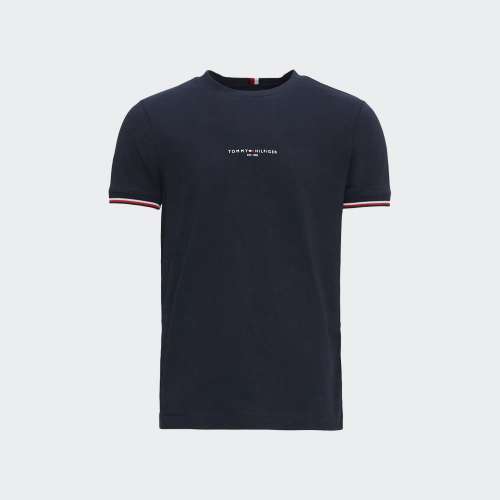 TSHIRT TOMMY HILFIGER LOGO TIPPED DESERT SKY