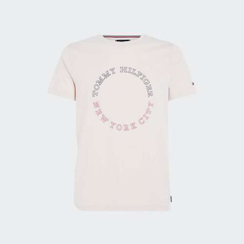 TSHIRT TOMMY HILFIGER MONOTYPE ROUNDLE CASHMERE CREME