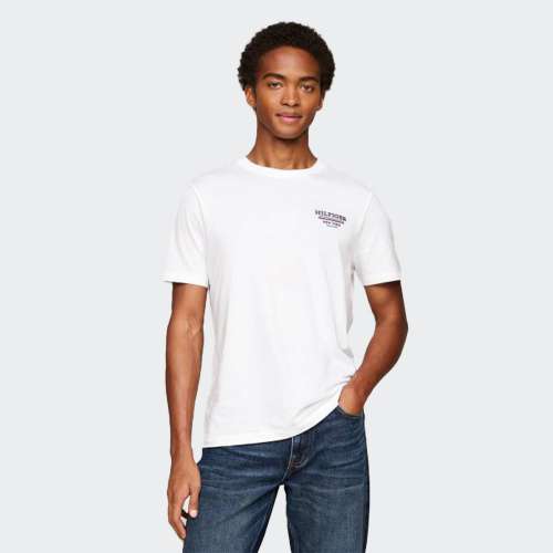 TSHIRT TOMMY HILFIGER GLOBAL STRIPE WHITE