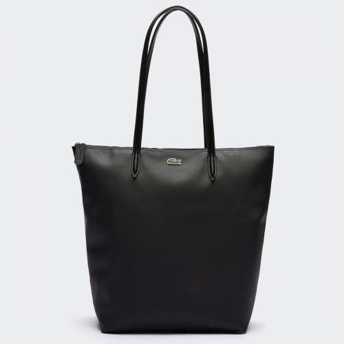 MALA LACOSTE SHOPPING VERTICAL NOIR