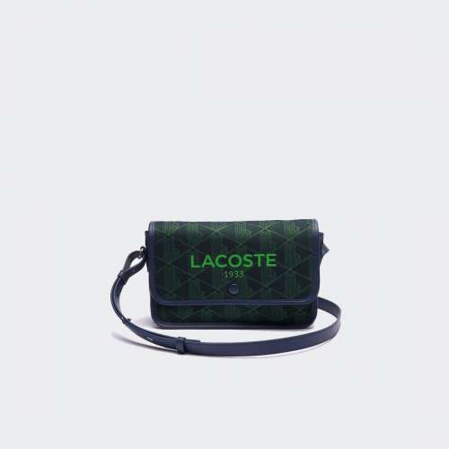 MALA LACOSTE CROSSOVER FLAP NF4513HK MONO MARINE