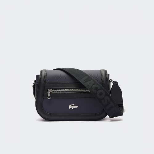 MALA LACOSTE NILLY FLAP CLOSE NF4527YN ABIMES NOIR