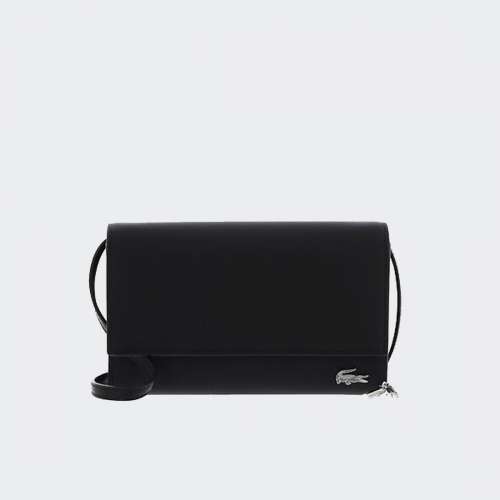 MALA LACOSTE CROSSOVER WITH FLAP NF4644DB NOIR