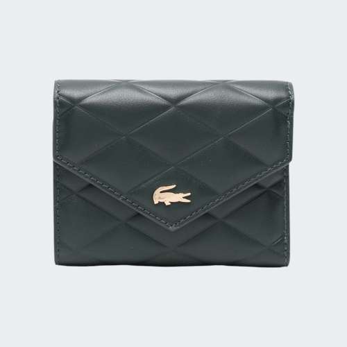 CARTEIRA LACOSTE CROCODELLE PUFED LEATHER