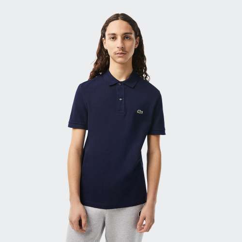 POLO LACOSTE SLIM PETITE PIQUE UNICOLOR NAVY BLUE