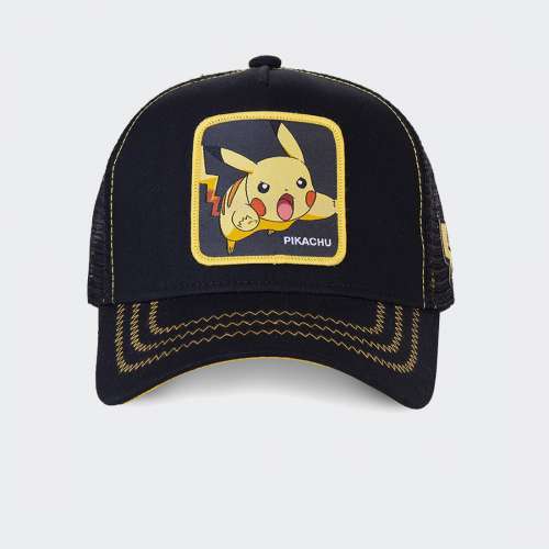BONÉ CAPSLAB POKEMON UNISEXO BLACK/YELLOW
