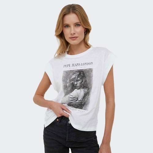 T-SHIRT PEPE JEANS CATA WHITE