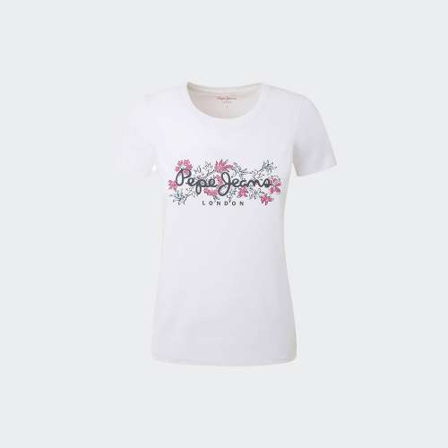 TSHIRT PEPE JEANS KORINA WHITE