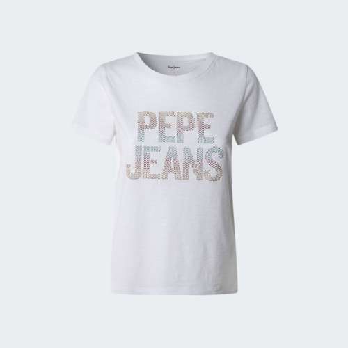 TSHIRT PEPE JEANS VICTORIA WHITE