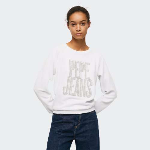 SWEATSHIRT PEPE JEANS RUBY WHITE