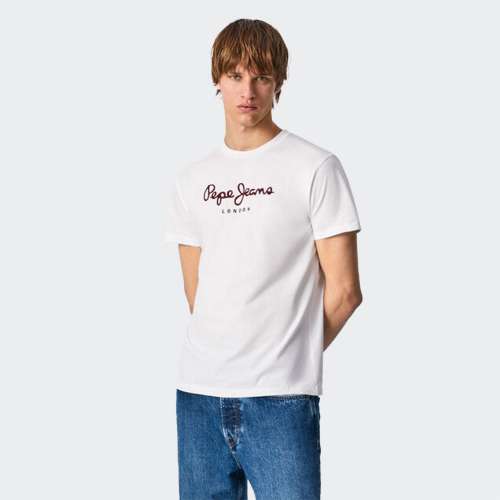 TSHIRT PEPE JEANS EGGO WHITE