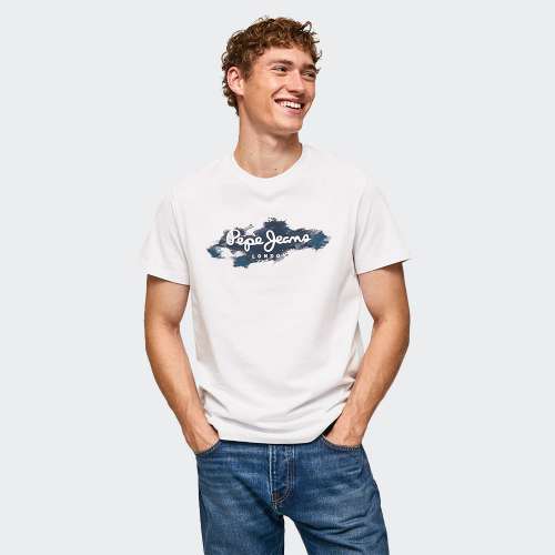 TSHIRT PEPE JEANS RAFFAEL WHITE