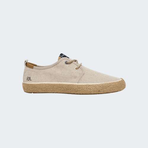 TENIS/SAPATILHAS PEPE JEANS PORT LINEN ECRU WHITE