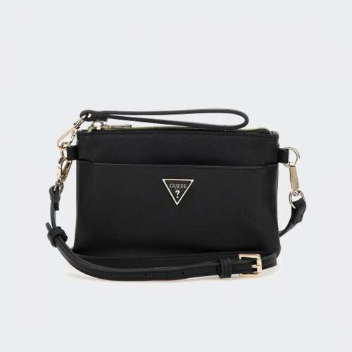 BOLSA GUESS POUCH BLACK