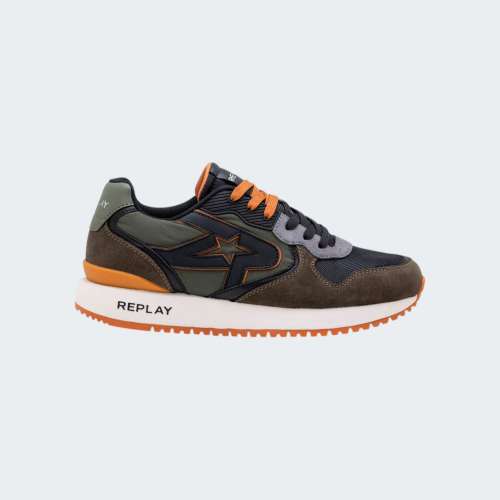 REPLAY FIBER MIL GREEN/BLACK