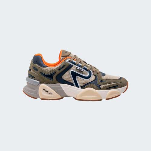 REPLAY DESTINY MIL GRN/NAVY