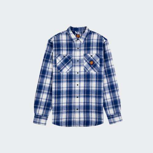 CAMISA SANTA CRUZ SHIRT APEX BLUE CHECK