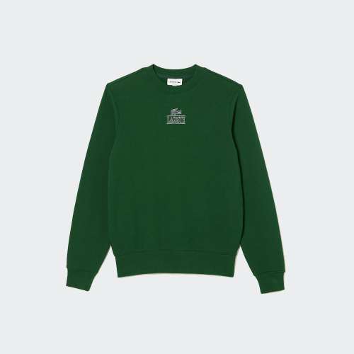 SWEATSHIRT LACOSTE SIGNATURE PRINT JOGGER GREEN