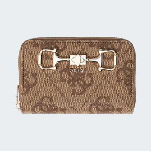 CARTEIRA GUESS JANIE LOGO MED ZIP AROUND