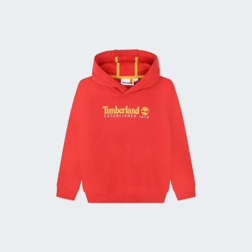 HOODIE TIMBERLAND ESTABLISHED 1973 C RED