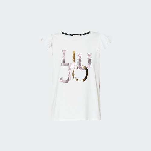 TSHIRT LIU JO TA4269JS003 LIGHT IVORY