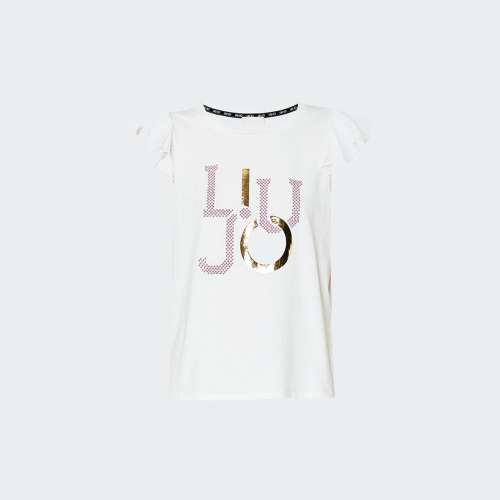 TSHIRT LIU JO TA4269JS003 LIGHT IVORY