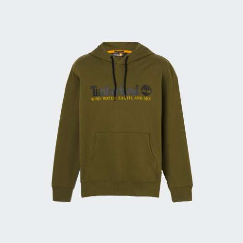 HOODIE TIMBERLAND WIND , WATER , EARTH AND SKY DARK OLIVE