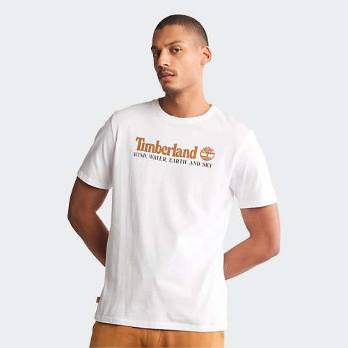 T-SHIRT TIMBERLAND WIND, WATER, EARTH AND SKY WHITE
