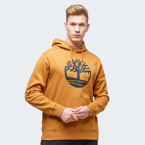 HOODIE TIMBERLAND CORE TREE LOGO WHEAT BOOT/BLCK