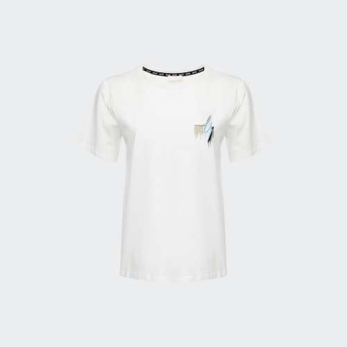 TSHIRT LIU JO TF3086J0088-R9291 LT IVORY/E