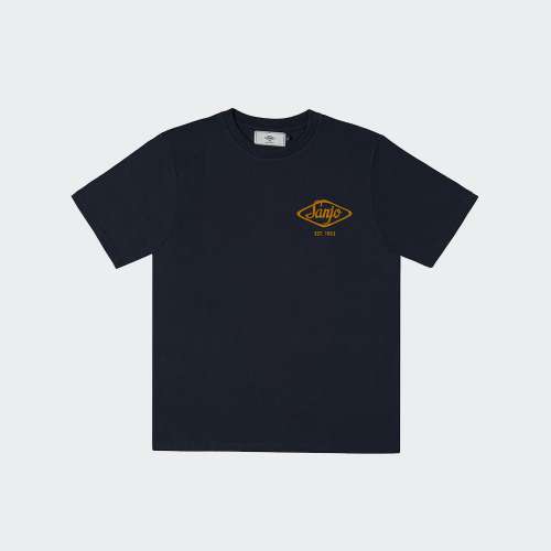 TSHIRT SANJO FLOCKED NAVY