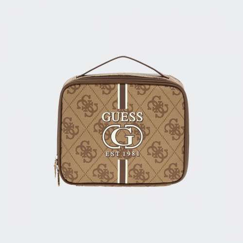 NECESSAIRE GUESS KALLISTO COSMETIC ORGANAZER LATTE MULTI