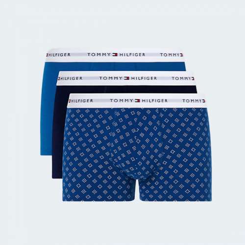 PACK 3 BOXERS TOMMY HILFIGER TRUNK PRINT F POLKADOT/DSRT SKY/ DEEP