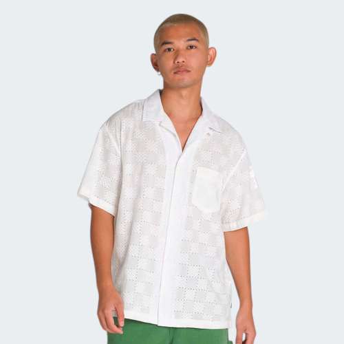 CAMISA VANS WAYSIDE MARSHMALLOW