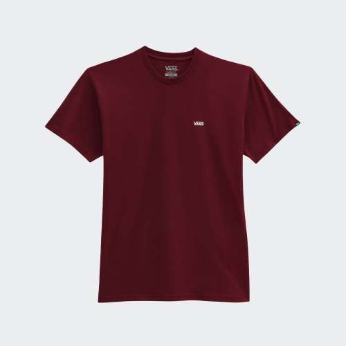 TSHIRT VANS CHEST LOGO BURGUNDY