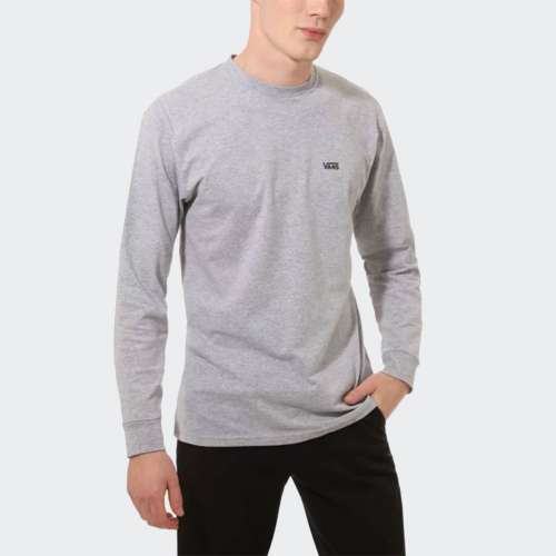 LONGSLEEVE LEFT CHEST HIT ATHLETIC HEATHER/BLACK