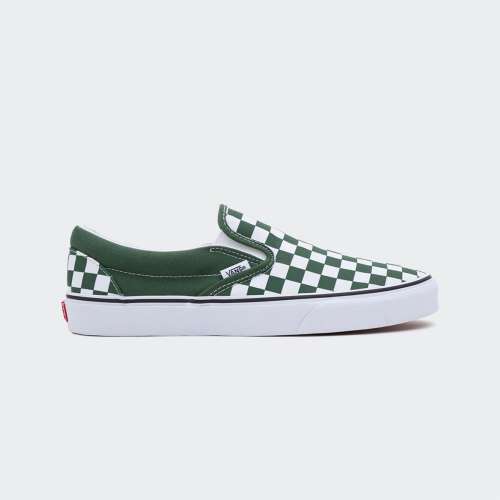 VANS SLIP-ON CHEKERBOARD/GREENER PASTU