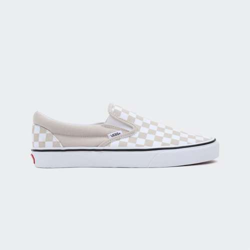 VANS SLIP-ON W CHECKERBOARD/FRENCH OAK