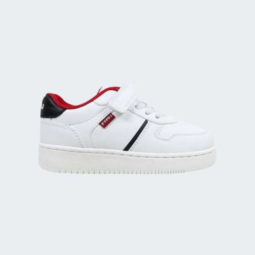 LEVIS KICK WHITE/RED BLACK