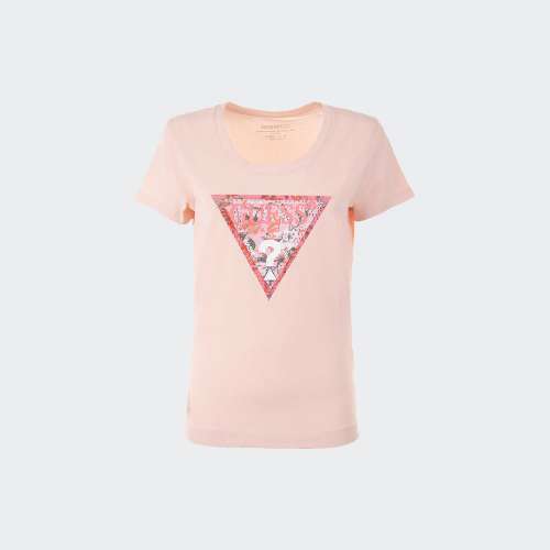 TSHIRT GUESS SATIN TRIANGLE G6K8