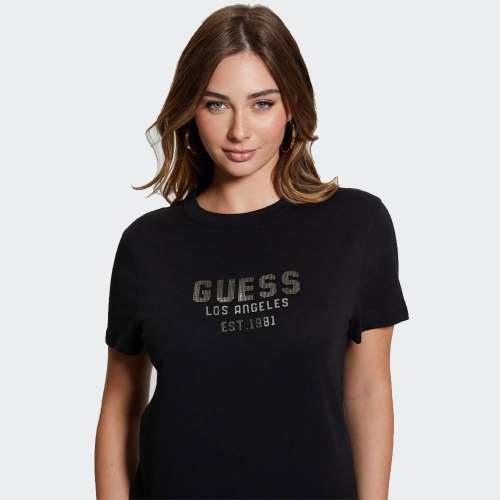 TSHIRT GUESS PYRAMIDE JBLK