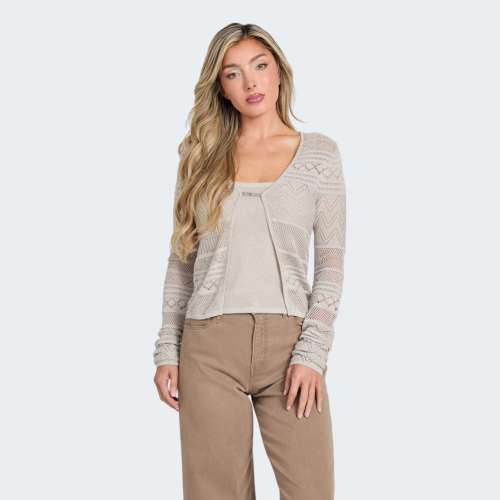 CASACO GUESS NELLIE LS CARDI F97H