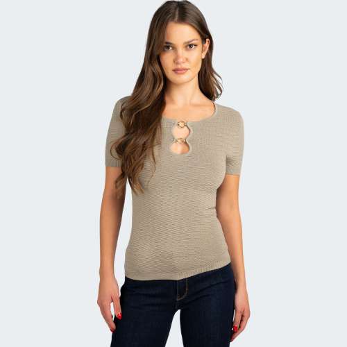 TSHIRT GUESS SS CUT OUT HELENA