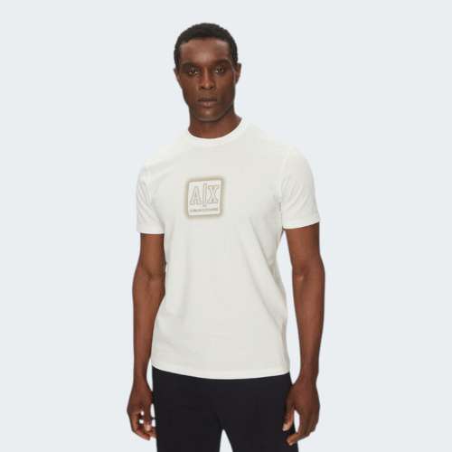 TSHIRT ARMANI AX OFF WHITE