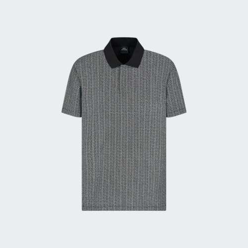 POLO ARMANI AX BLACK CIRCLE